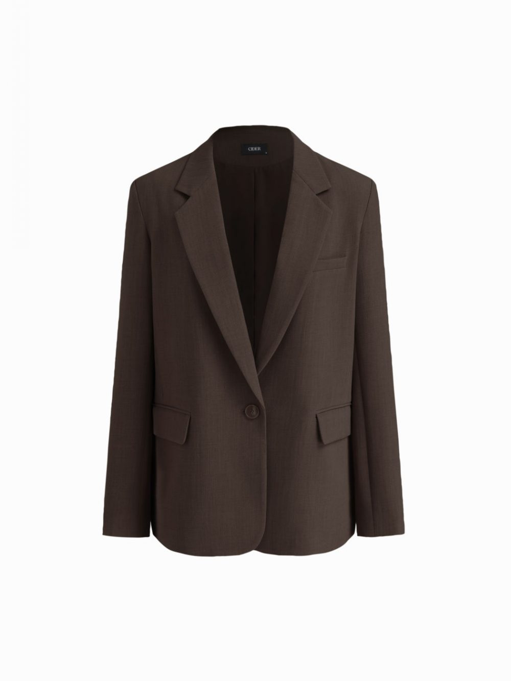 Structured Oversized Notch Collar Blazer