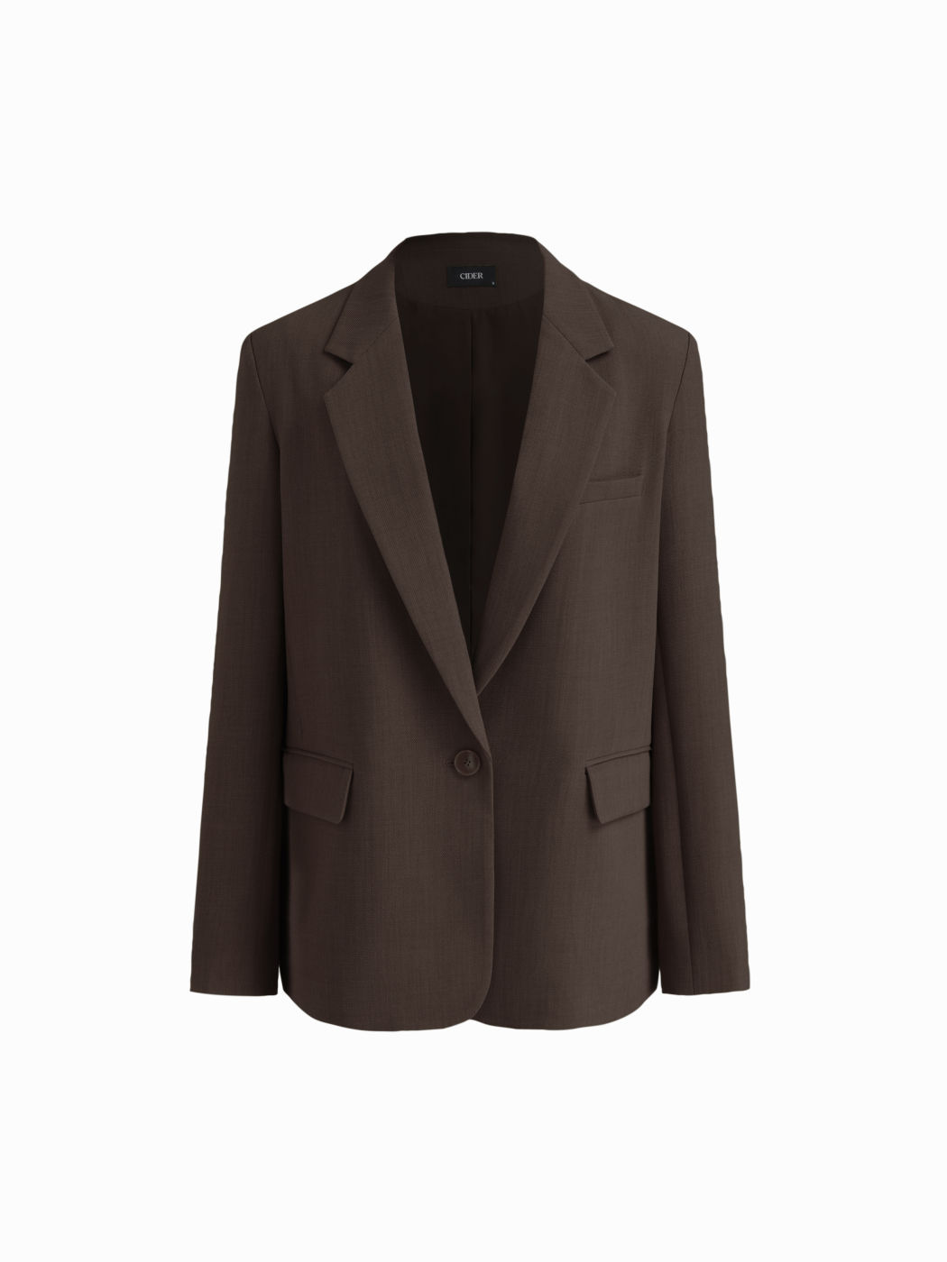 Structured Oversized Notch Collar Blazer
